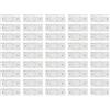 Kadimendium 50Pcs 3V SMD LED Lens Light Bulb Fiberglass Board Lampada Perline per Riparazione TV LED 32-65 Pollici
