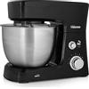 Tristar Robot da Cucina Impastatore MX-4830, 700 watt, 3.5 litri, 6 velocità, Frusta, Gancio, Frusta piatta e paraschizzi inclusi, 6 velocità, Nero