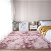 XUEDNGM Tappeto per Soggiorno Tappeti Camera da Letto 80 x 130 cm Moderno, Lavabile, Antiscivolo, per Camera da Letto, Morbido Tappeto Camera da Letto Antiscivolo Modern Tappeto, rosa viola
