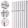 RANRAO Stendibiancheria per termosifone, 50 cm, in acciaio inox, ABS, asciugatrice, per abbigliamento e asciugamani, montaggio su termosifone, fino a 30 kg