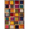 Pierre Tappeti Tappeto salotto moderno BOUTIQUE 952 multicolore a quadri cm.120x170
