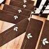 Obliqwin Tappetino Autoadesivo per Scale - 15 pezzi Long Tappetini Luminosi Antiscivolo Per Scale Tappetino per Scale Protezione Interne In Gradini Legno per Bambini Anziani e Animali