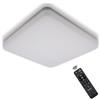 Silamp Plafoniera LED 50W Quadrata CCT Dimmerabile 2700K-6500K Telecomando Incluso