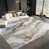 Generico Tappeto Salotto Struttura In Marmo Bianco Sporco 60x90 cm Moderno Pelo Corto per Soggiorno Camera da Letto Tappeti Salotto Studio Ufficio Moderni Tappeto Morbido Antiscivolo