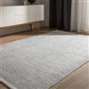 benuta Basic Tappeto cotone lavorato a mano Ron - Beige/Nero 140x200 cm - 100% cotone - Design: Uni, Minimalista, Natural Living - Facile cura per salotto e stanza