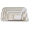 Generic Vassoio in Cartone BIANCO Pasticceria Confezione da 10 kg VARI FORMATI roma milano Vassoi Monouso per Dolci Pasticcini Torte pasta all'uovo (Misura 2-5kg - 13,8 x 20cm 140pz c.ca)