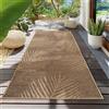Teppium Tappeto per Interni ed Esterni, robusto, resistente alle intemperie e facile da pulire, con effetto juta naturale, ideale per soggiorno, cucina, terrazza, 80x150 cm