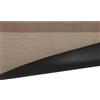 PARAMAISON Tappeto PVC Cucina Infinity, Passatoia Antiscivolo Lavabile, Antimacchia, Multiuso, Lavabile, Cucina, Soggiorno, Design Stilizzato Riga Beige| 50x220cm