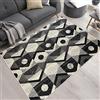 Mazovia Tappeto Salotto Moderno Pelo Corto - Tappeti Soggiorno Turchi Originali - Tappeti Camera da Letto - Tappeti Salotto Grandi Dimensioni - Grigio - 80x150 cm