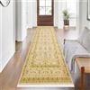 YANHONG Tappeto Cucina Stuoia 60 x 310 cm Resistente all'olio Durevole Passatoia Cucina con Bordi Rinforzati per Soggiorno Camera da Letto Cucina Bagno, Giallo