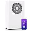 Klarstein CircleDry 16L - Deumidificatore Smart, WiFi, Silenzioso: 38dB, Timer 24h, Drenaggio Continuo, Controllo Umidità, Portatile per Casa, Bagno, Ufficio, Stanze fino a 32m²
