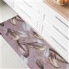 Nada Home Tappeto cucina passatoia antiscivolo a metro stampa digitale Piume gommato 7122
