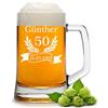 polar-effekt Boccale da birra da 0,3 litri in vetro con manico, regalo per la festa del papà, incisione personalizzata, con nome, bicchiere da birra per papà, regalo da uomo, Pils, regalo di compleanno