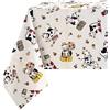 Confezioni Giuliana Tovaglia MUCCA HAPPY FARM primavera estate 100% cotone Made in Italy - 140x240