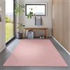 Carpetsale24 Tappeto da soggiorno tappeto rosa moderno per la cameretta dei bambini, la camera da letto, l'ufficio, il corridoio e la cucina Tappeto 200 x 290 cm
