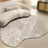 Generic Tappeto Irregolare Tappeti Lavabili Antiscivolo Moderno Astratto Per Soggiorno Ingresso Camera Da Letto Cameretta, Casa, Ufficio(Pattern B,140x200cm)