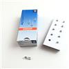 Osram 2723, 10 lampadine da 12 V, 2,3 W, W2 x 4,6 d. Lampadina con attacco di vetro per illuminazione interna, W2, 3 W