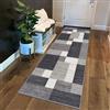 Siunwdiy Tappeto da Cucina Passatoia Antiscivolo,Tappeto Cucina Lavabile Patchwork 3 metri Grigio Tappeto Cucina Lungo Tappeto Corridoio Runner Per Casa Cucina,Camera，50x300cm