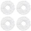 Home Times Accessori mop per Yeedi mop Station 2 in 1 panni per mocio robot panni mop X4 (bianco 4)