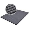 ZOLTA Tappeto Ingresso casa - Tappeto da Esterno - Zerbino per esterni e interni - Antiscivolo - Impermeabile Lavabile Resistente allo Sporco - Grigio - 120x180cm