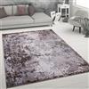 Paco Home Tappeto Salotto Pelo Corto Vintage Used Look Moderno Astratto, Dimensione:120x160 cm, Colore:Marrone