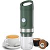 Generic Hanzete - Macchina da caffè espresso elettrica portatile, senza fili, per preparare il calore e il freddo, 3 once, mini caffettiera monodose con polvere di caffè 3 in 1, capsula N, capsula DG, 20 bar,