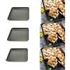 mille idee 3 Tris teglia da forno pizza quadra quadrata cm 34x34x4,5h cm