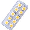 MAMA'S PEARL 10 LED Bridgelux Chip COB 3W 5W 7W 10W 1313mm 300mA Alta qualità Alta luminosità for lampadina Faretto Tubo Riparazione Bianco freddo(Warm white 3000K,5W 300mA)