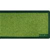 SaRani Tappeto da Ingresso, Runner Cucina con Gomma Antiscivolo Bordato Lavabile Rettangolare (Misura: 57x240 cm, Verde)
