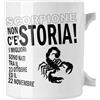 bubbleshirt Tazza Compleanno Segni zodiacali Scorpione Non c'è storia - idea regalo divertente Mug in ceramica 11 Oz