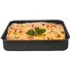 NAMAI - Teglia Forno Quadrata, 32CM x 32CM x 7CM H, Lasagnera Antiaderente, Alluminio Resistente, Adatta In Lavastoviglie, Made In Italy (30cm x30cm)