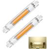 Dvnoua R7S LED 118mm Dimmerabile 30W, Lampadina R7S LED 118mm Equivalenti a 300W Lampada Alogene, Lampada R7S LED Bianco Naturale 4000K, 3000LM Nessun Sfarfallio, Illuminazione Fascio 360°, 2 Pezzi