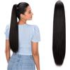 CAISHA 60cm Coda Capelli Stella Con Pinza Capelli Lungo Capelli Extensions Finta Per Donna Liscio Marrone H606