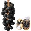 Generisch Sapone a forma di grape fatto a mano su una ropa, sapone artisano freddo, design a grappolo con fragrance naturale, idratante viso e body wash per uomini e donne (1, nero)