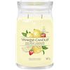 Yankee Candle Signature Candela Profumata, Limonata Ghiacciata Ai Frutti di Bosco in Giara Grande, Candele di Miscela di Cera di Soia Lunga Durata, Regalo per le Donne