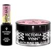 Generisch SetVictoria Vynn Set: Hardi Mega Base - Smalto ibrido a LED UV e gel per la ricostruzione delle unghie, 8 ml e 15 ml