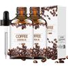BAInuai 2 pezzi olio da caffè contro le rughe, siero biologico per il viso con olio di caffè, olio ringiovanente e rassodante, olio essenziale di caffè organico naturale per la cura dei capelli