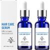 Sgjwyc Siero di peptidi di rame Ghk-Cu per capelli, siero per capelli di peptidi di rame Ghk-Cu per capelli secchi e danneggiati, rafforza e ispessisce i capelli, supporta l'idratazione del cuoio capelluto