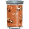 Yankee Candle Signature candela profumata | Bastoncino di Cannella in tumbler grande | Candele di miscela di cera di soia lunga durata | regalo perfetto per le donne