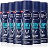 NIVEA MEN Dry Fresh deodorante spray anti-traspirante per uomo, confezione da 6 (6 x 150 ml), deodorante anti-traspirante da uomo, profumo maschile