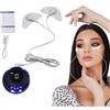 Liqzirtu Massaggiatore Facciale EMS - 8 Modalità Stimolatore Muscoli del Viso con Patch | 19 Livelli Microcorrente per Snellimento, Lifting e Ringiovanimento Pelle