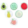 TOYANDONA Maschera Occhi Refrigerante in Gel Pvc a Forma di Frutta 6 Pezzi Terapia Caldo e Freddo Riutilizzabile un Relax in Un'atmosfera Estiva