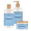Shea Moisture SheaMoisture Set - Miele di manuka e yogurt set per la cura dei capelli Shampoo 1x 384 ml, Balsamo 1x 384 ml, Trattamento Proteico 1x 355 ml