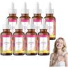 VKaoess Olio di Cyperus Rotundus - Olio inibitore per capelli con Cyperus Rotundus, siero corpo levigante, aiuta a rallentare la ricrescita dei peli del corpo, idrata e lenisce la pelle, 60 ml (8 bottiglie)