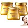 JIAOY Crema viso di collagene, idratante antirughe e ringiovanimento con collagene di lumaca, crema ringiovanente con collagene, anti-invecchiamento, schiarente, nutriente (3PCS)