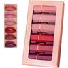 HADAVAKA 6 Colors Matte Lipsticks Set, Waterproof Lip Makeup Kit Makeup Gift Sets, Lasting Beauty Lips, Velvet Lipstick Lip Gloss Professional Lipstick, Gifts For Women