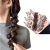 XKrmp 6 Pieces No Damage Soft Elastic Spiral Hair Ties for Thin Hair, Telephone Cord Hair Ties Spiral