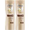 Dove 2x Dove Estate Splendore Graduale Autoabbronzante Corpo Lozione Medio Per Scuro - 400ml