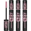 Maybelline New York Sky High Lash Sensational Mascara Volumizzante e Allungante Colore Cosmic Black con Scovolino Flessibile per Ciglia Lunghe Definite e Piene - 3 Cosmetici