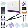 V light V-Light Set di Extension per Capelli - Semplice e Leggero, UV, Con Colla e Rimozione Colla - Pacchetto Completo